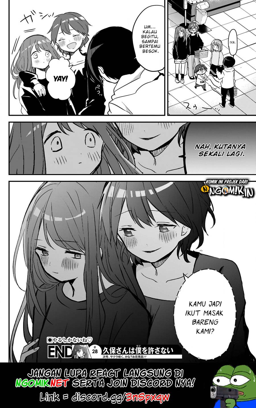 Kubo-san wa Boku (Mobu) wo Yurusanai Chapter 28 Gambar 13